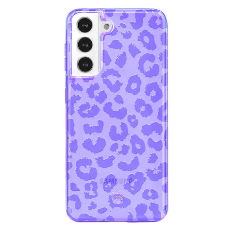 Electric Purple Leopard Samsung Case