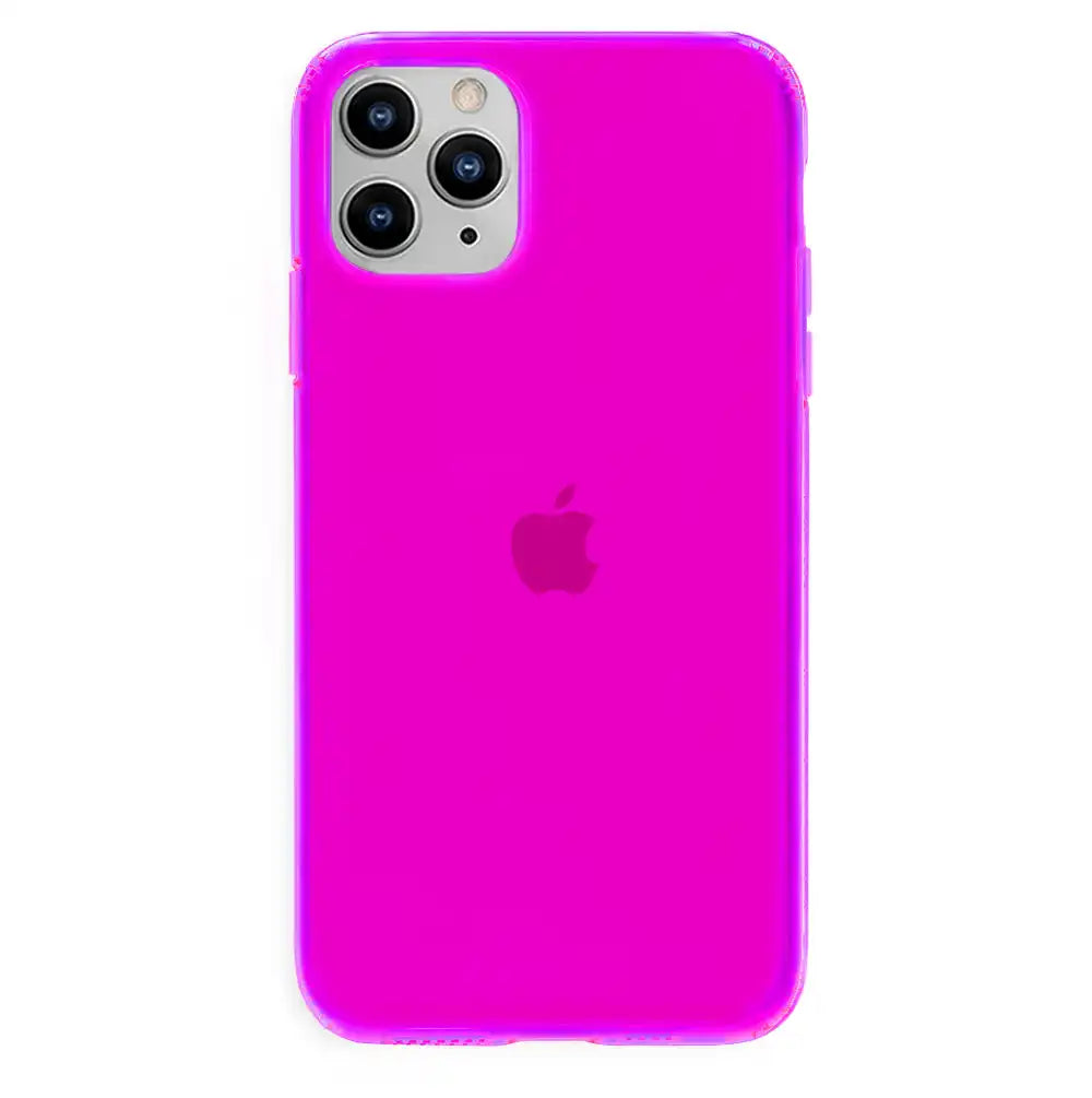 Neon Purple iPhone Case