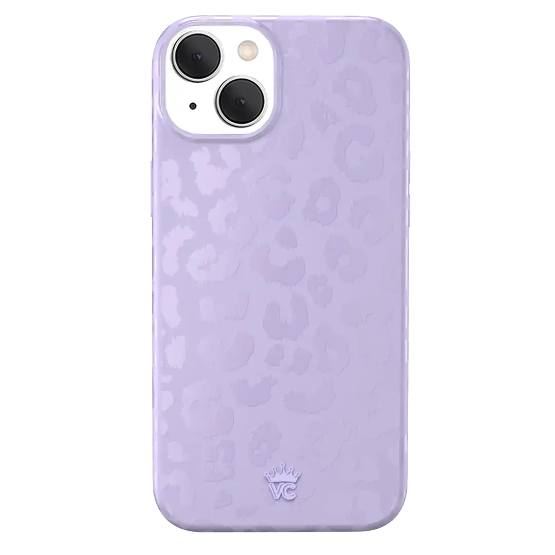 Lilac Leopard iPhone Case