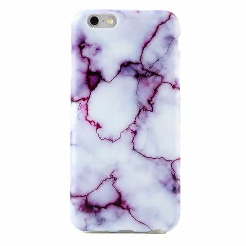 Purple Streak Marble iPhone Case