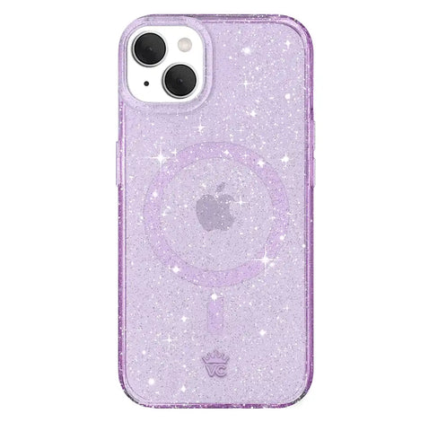Lilac Stardust Glitter iPhone Case