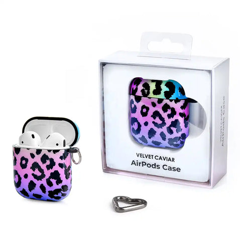 Rainbow Leopard AirPods Case