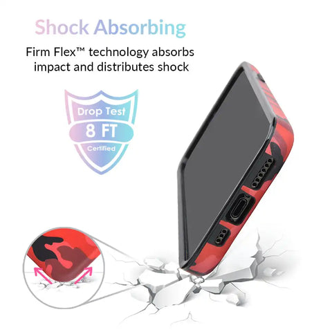 Red Camo iPhone Case