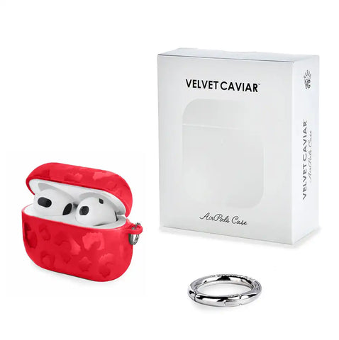 Red Hot Leopard AirPod Case