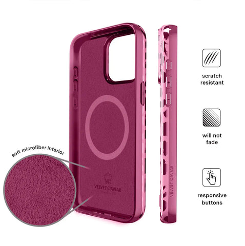 Pink Ruby Leopard iPhone Case