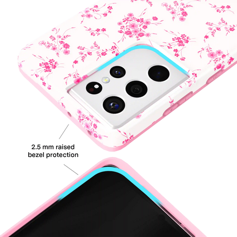 French Rose Floral Samsung Case