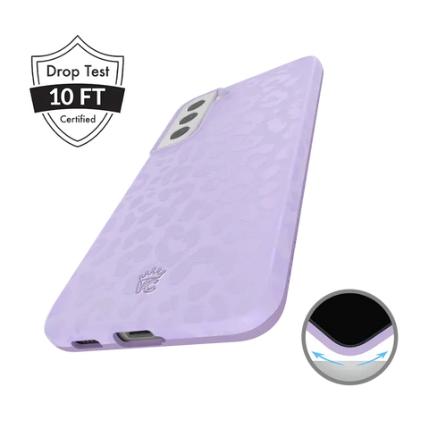 Lilac Leopard Samsung Case