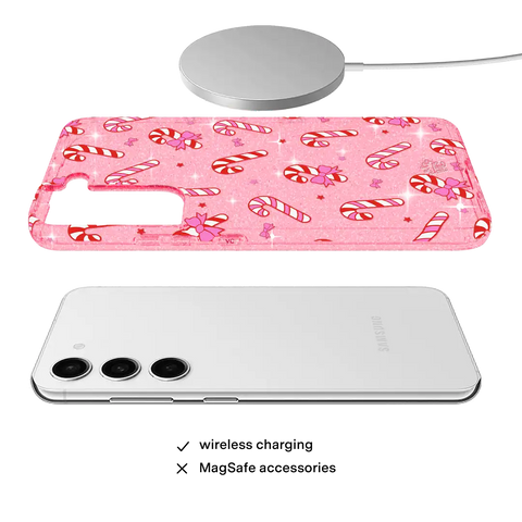 Pink Peppermint Princess Samsung Case