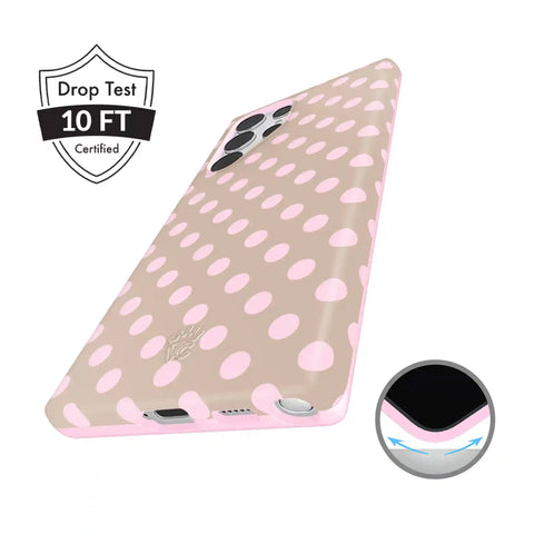 Brown Sugar Polka Dot Samsung Case