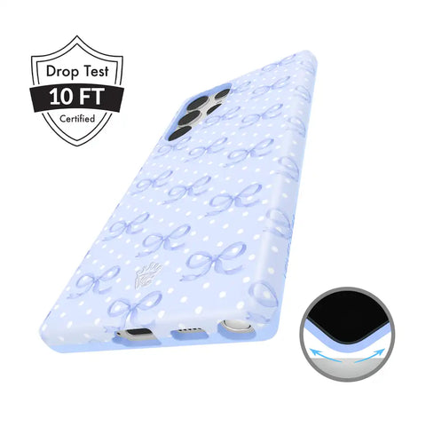 Lovely Blue Bows Samsung Case