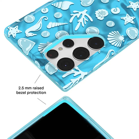 Aquamarine Holo Samsung Case