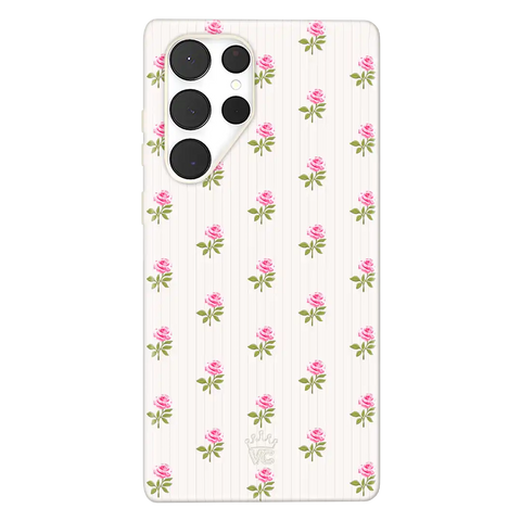 Pink Peony Floral Samsung Case