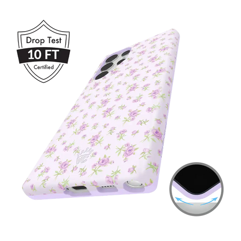 Dainty Lilac Floral Samsung Case
