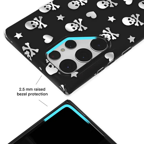 Chrome Skulls Samsung Case