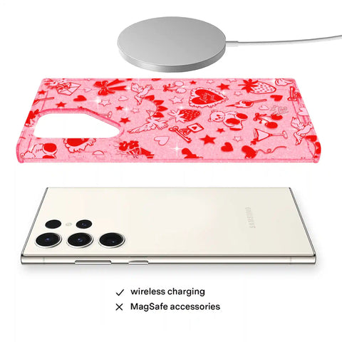 Be Mine Glitter Samsung Case