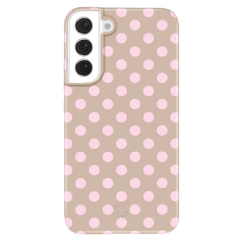 Brown Sugar Polka Dot Samsung Case