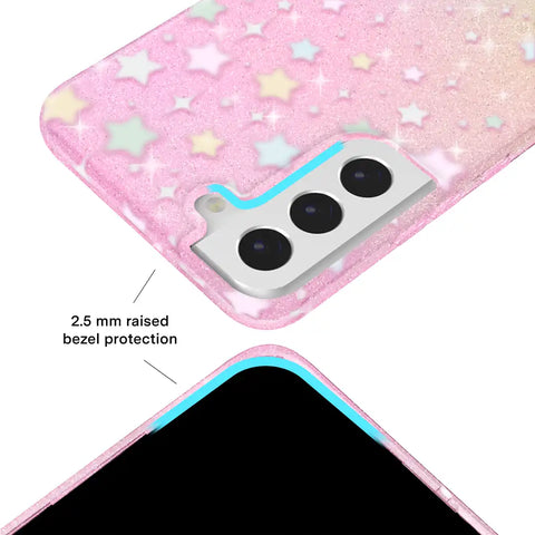 Falling Star Glitter Samsung Case