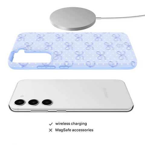 Lovely Blue Bows Samsung Case