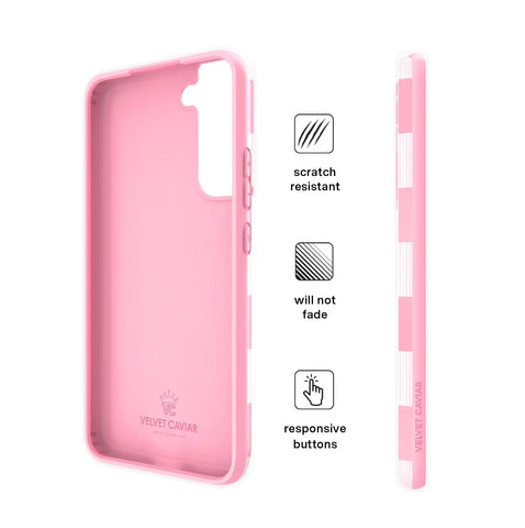 Pink Vibe Checkered Samsung Case