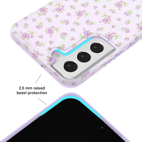 Dainty Lilac Floral Samsung Case