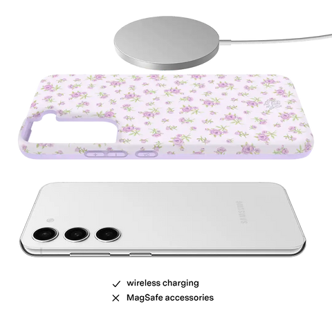 Dainty Lilac Floral Samsung Case