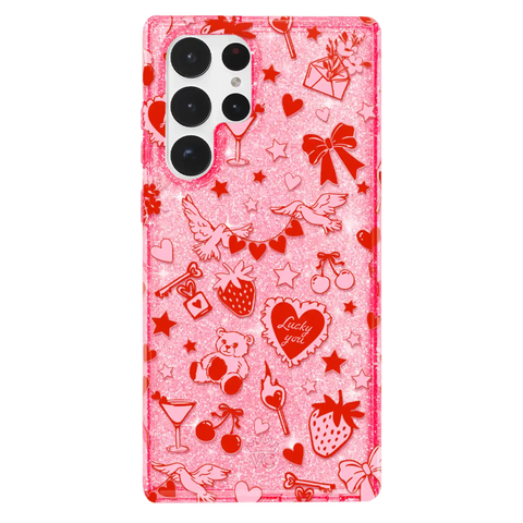 Be Mine Glitter Samsung Case