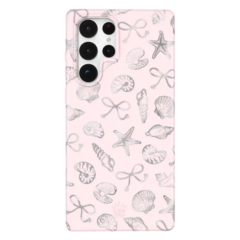 Pink Coastal Seashells Samsung Case