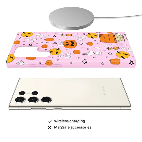 Snoopy Pink Pumpkins Samsung Case
