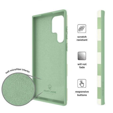 Pistachio Vibe Checkered Samsung Case