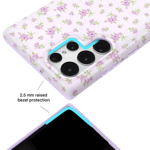 Dainty Lilac Floral Samsung Case