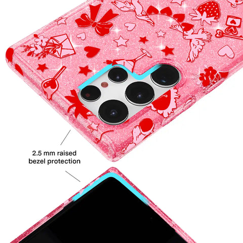 Be Mine Glitter Samsung Case
