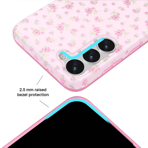 Dainty Pink Floral Samsung Case