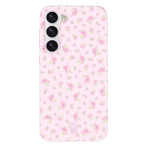 Dainty Pink Floral Samsung Case