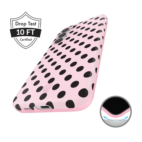 Princess Pink Polka Dot Samsung Case