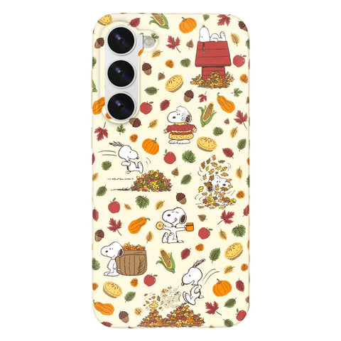 Snoopy Autumn Leaves Samsung Case