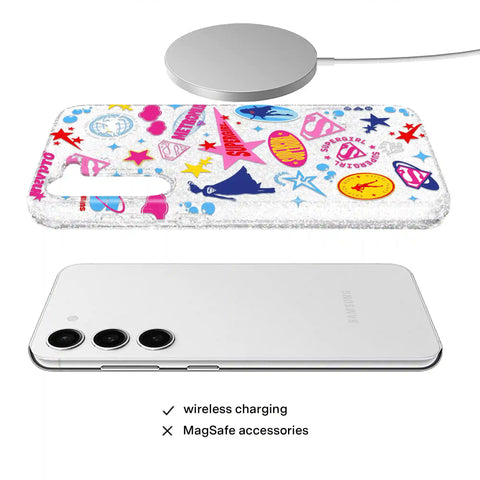 Supergirl Krypto Glitter Samsung Case