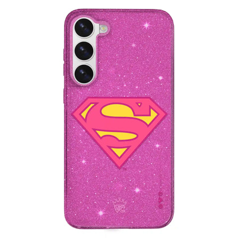 Supergirl Stardust Glitter Samsung Case