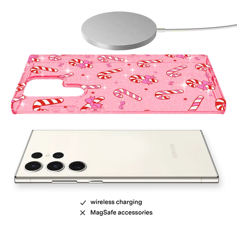 Pink Peppermint Princess Samsung Case
