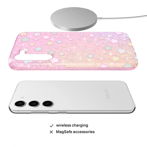 Falling Star Glitter Samsung Case