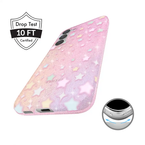 Falling Star Glitter Samsung Case