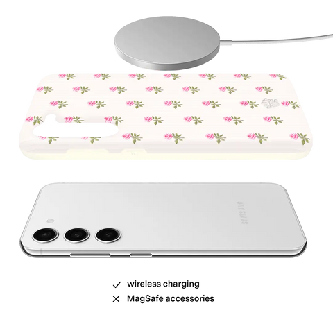 Pink Peony Floral Samsung Case
