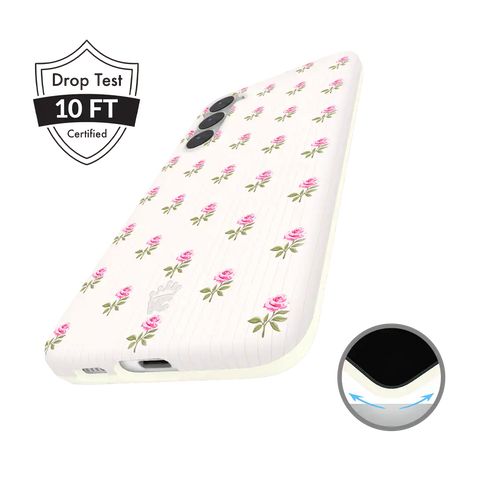 Pink Peony Floral Samsung Case
