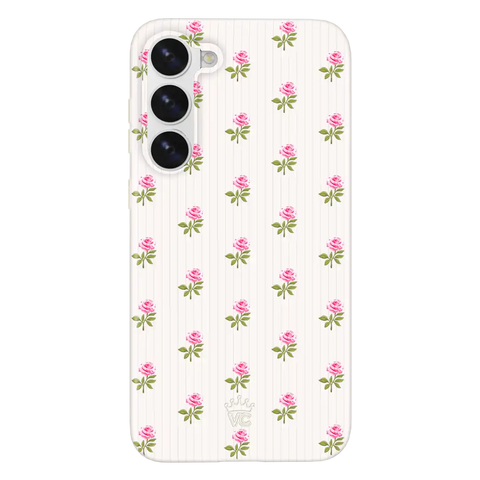 Pink Peony Floral Samsung Case