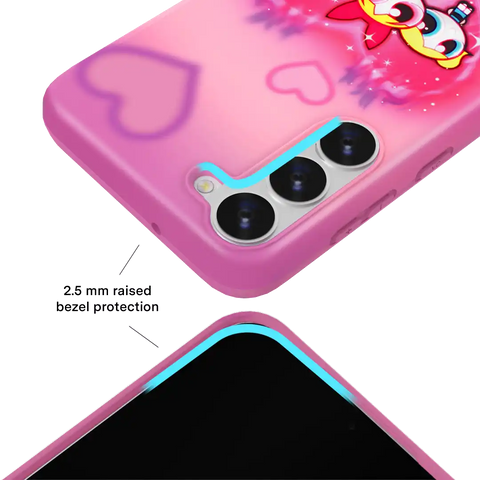 The Powerpuff Girls Airbrush Hearts Samsung Case