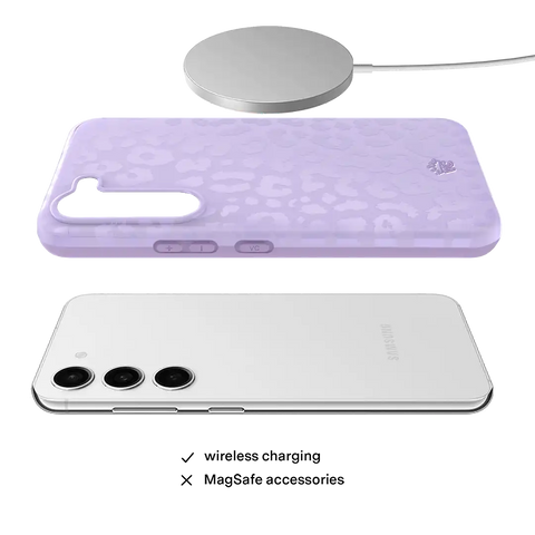 Lilac Leopard Samsung Case