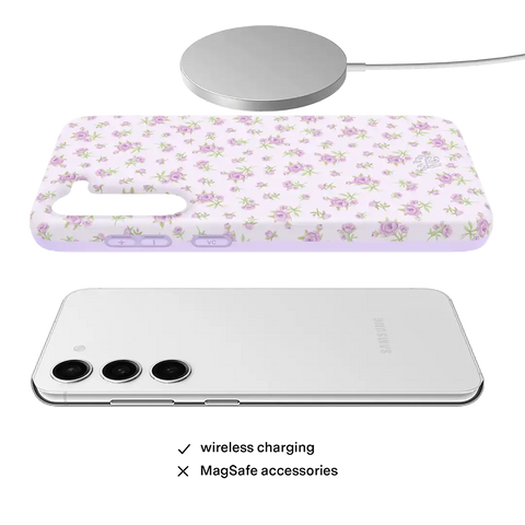 Dainty Lilac Floral Samsung Case