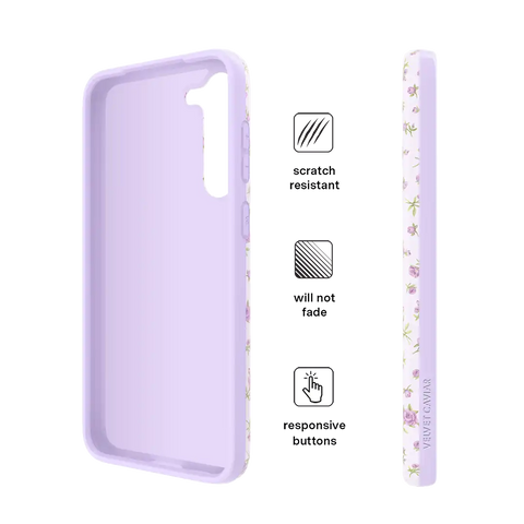 Dainty Lilac Floral Samsung Case