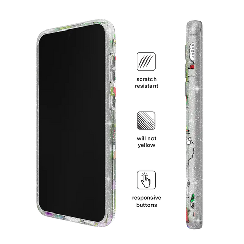 Snoopy Christmas Glitter Samsung Case