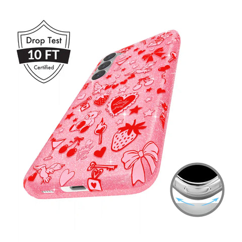 Be Mine Glitter Samsung Case
