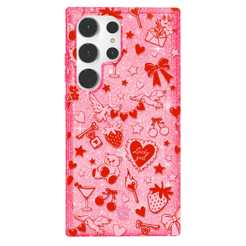 Be Mine Glitter Samsung Case